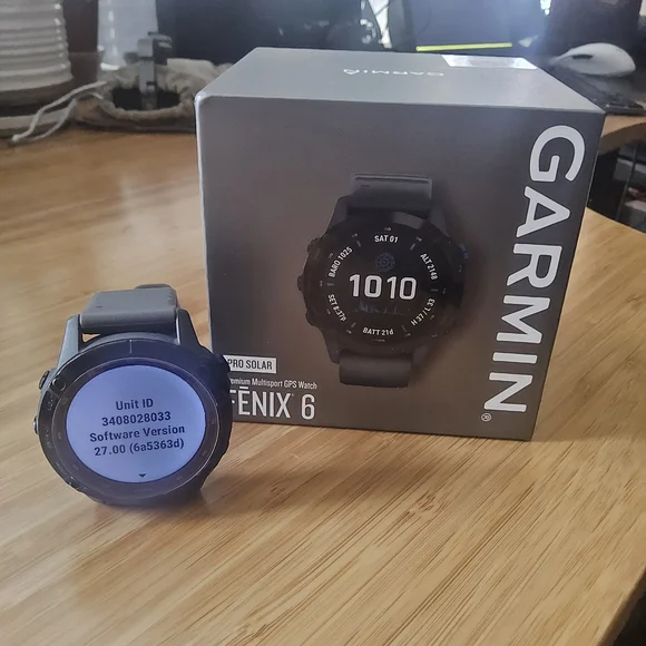 Garmin Fenix 6 Pro Solar Black Smartwatch - Picture 3 of 6